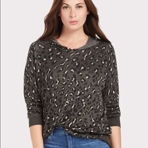Evereve PEYTON JENSEN Austin Leopard Hoodie